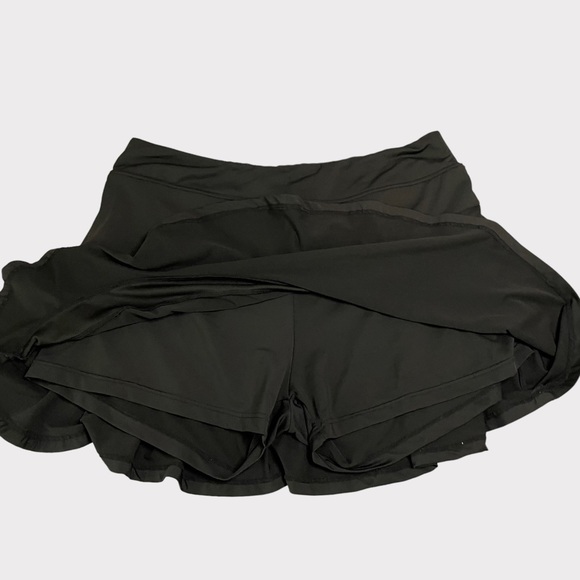 Ekouaer - A-Line Pleated Tennis Skirt - Black - Size XXL - Picture 5 of 8